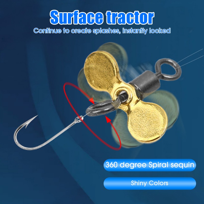 Plug Casting Fishing Propeller - Fishing Lure Blade Bait recension och pris