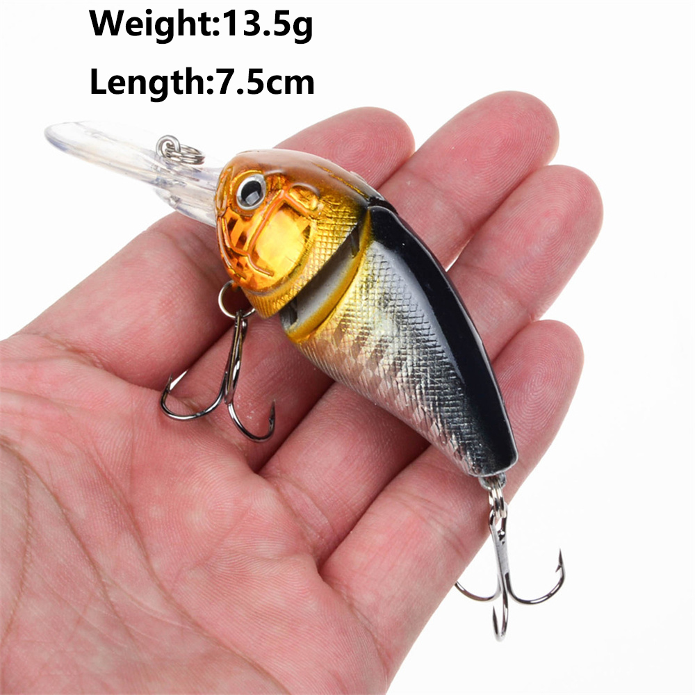 1Pcs Floating Crankbait Fishin - Fishing Lure Topwater recension och pris