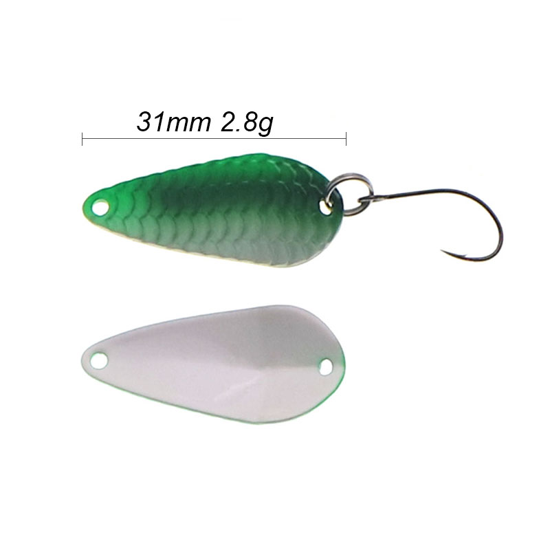 Fishing Trout Spoon Single Hoo - Fishing Lure Spinner recension och pris