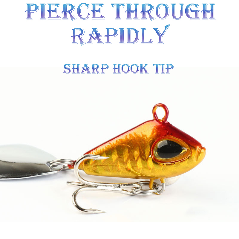 1pc 6/11/18/22g VIB Crankbaits - Fishing Lure Spinner recension och pris