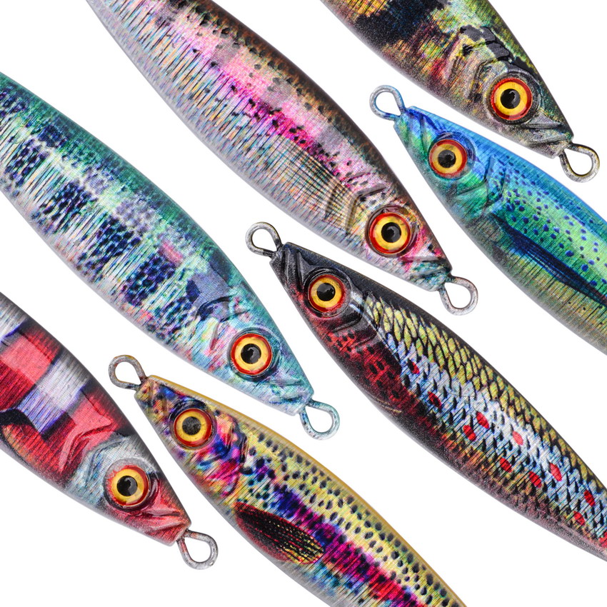 Metal Jig Lure With Spinning B - Fishing Lure Blade Bait recension och pris