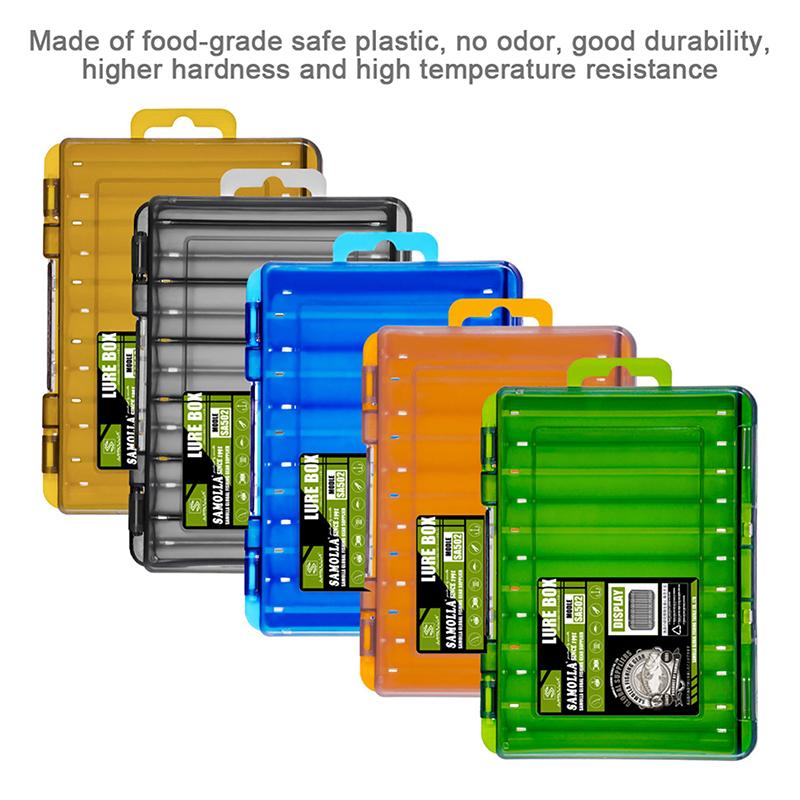 Double-Sided Compact Tackle Bo - Fishing Lure Box recension och pris